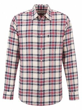Barbour Highland 6 Tailored Plaid Long Sleeve Button Down Shirt Mens Size XL